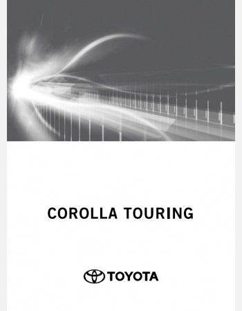 toyota corolla touring 2019-2020 owners manual 